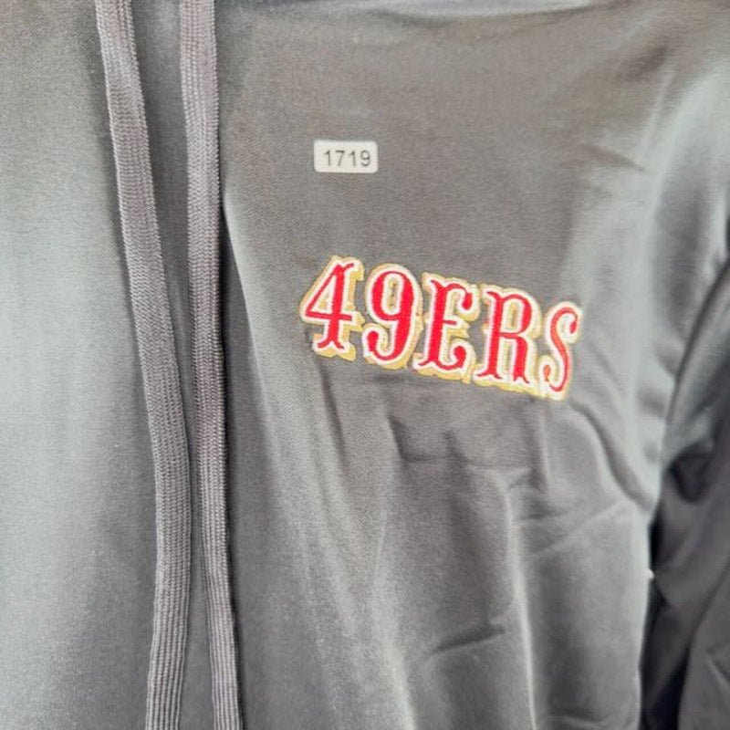 Dunbrooke NFL San Francisco 49ers Pullover Hoodie Athletic Fit Black Mens Size L