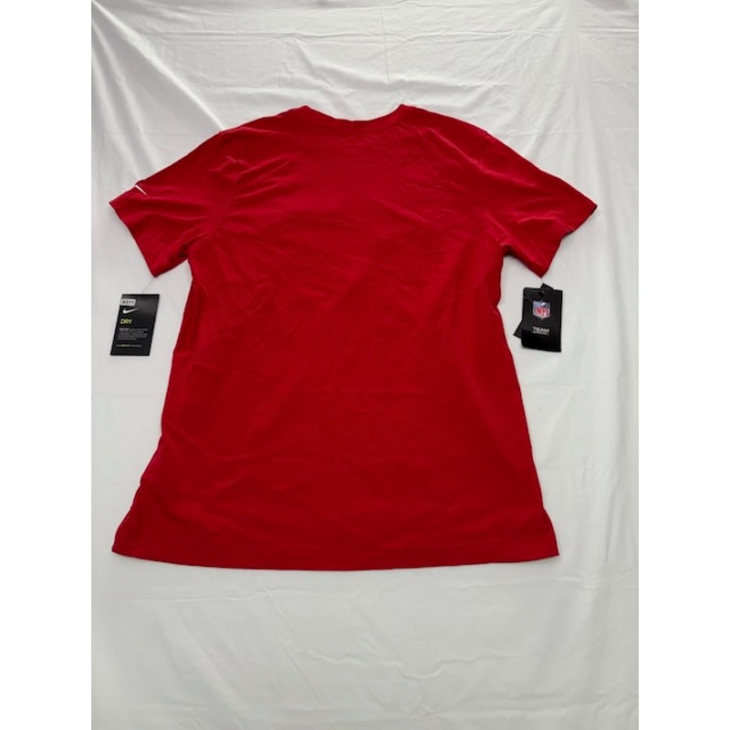 Nike Dri-Fit NY Giants Football Graphic T-Shirt Short Sleeve Red Mens Size M