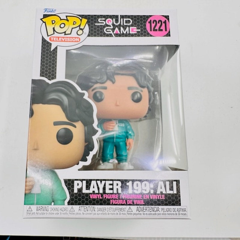 Funko POP TV Squid Game Player 199 Ali Vinyl Figure #1221