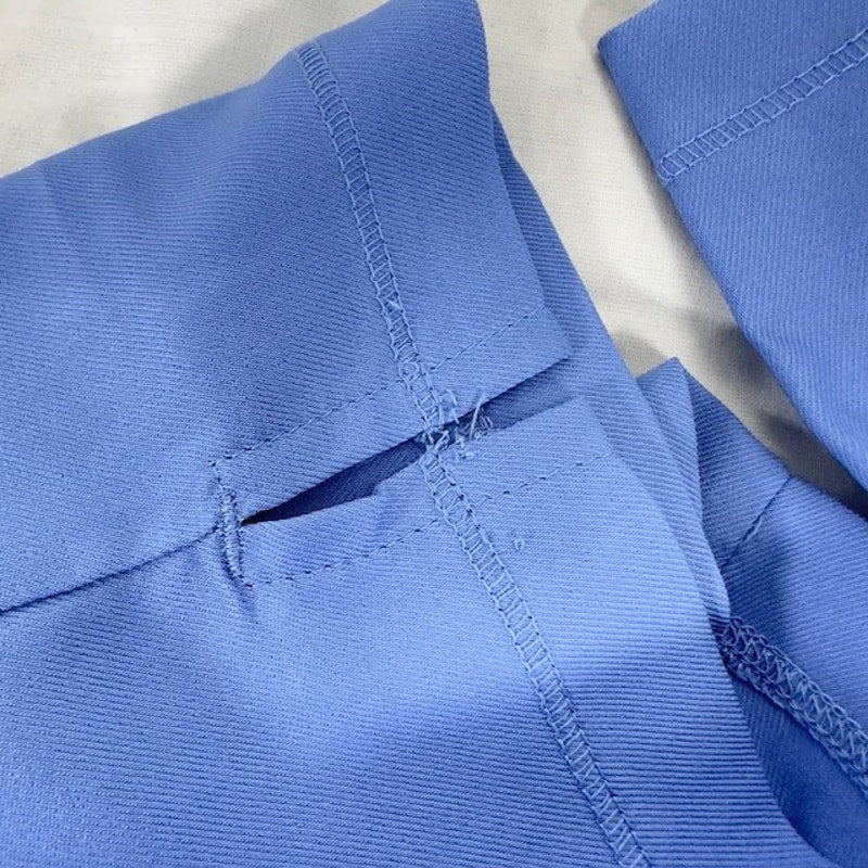 Wonder Tech Scrub Pants Drawstring Bootcut Relaxed Fit Blue Womens MP