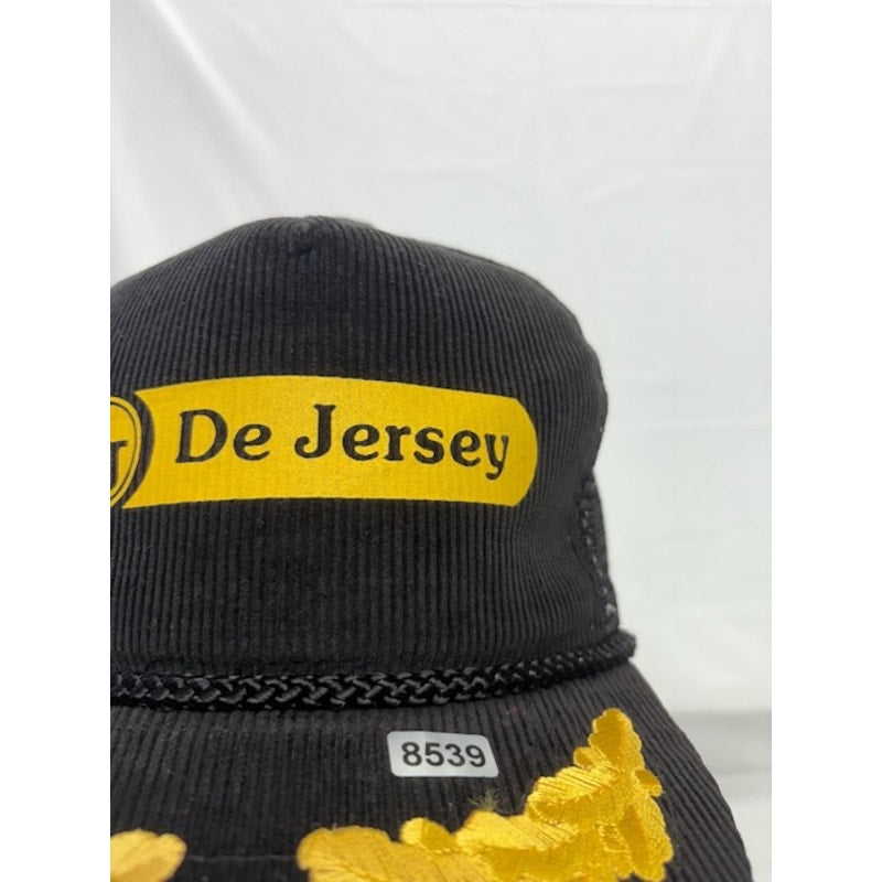 Otto Cap De Jersey Corduroy Rope Snapback Hat Gold Leaf Black Unisex OS