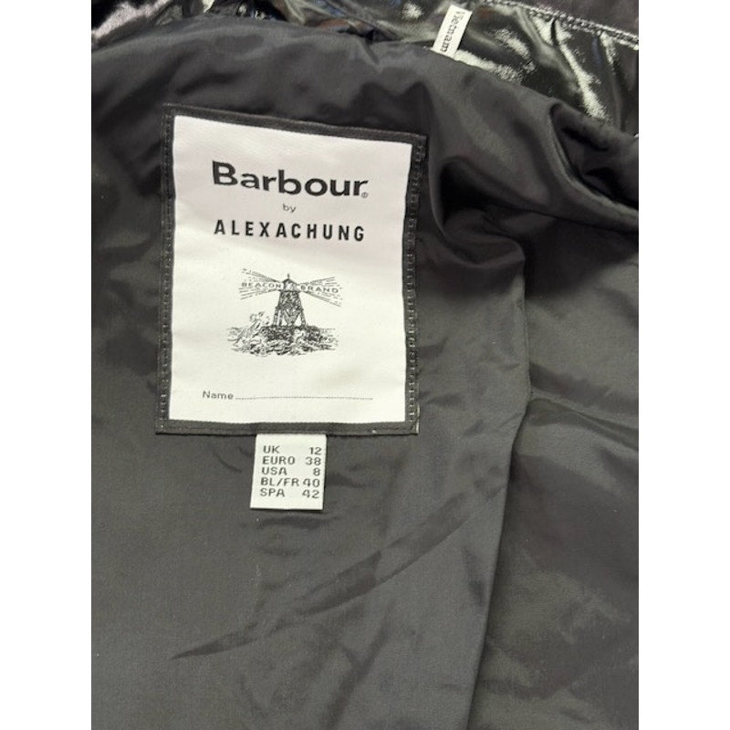 Barbour by ALEXACHUNG Ivy Casual Jacket Northumbria Check Black/White Size 8