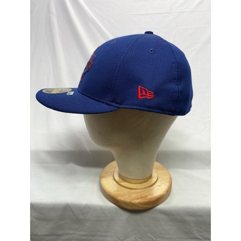 New Era 59FIFTY Texas Rangers Low Profile Fitted Hat MLB Blue Adult Size 8