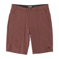 Billabong Crossfire 21" Submersible Shorts Mid Length Flat Front Red Mens 28