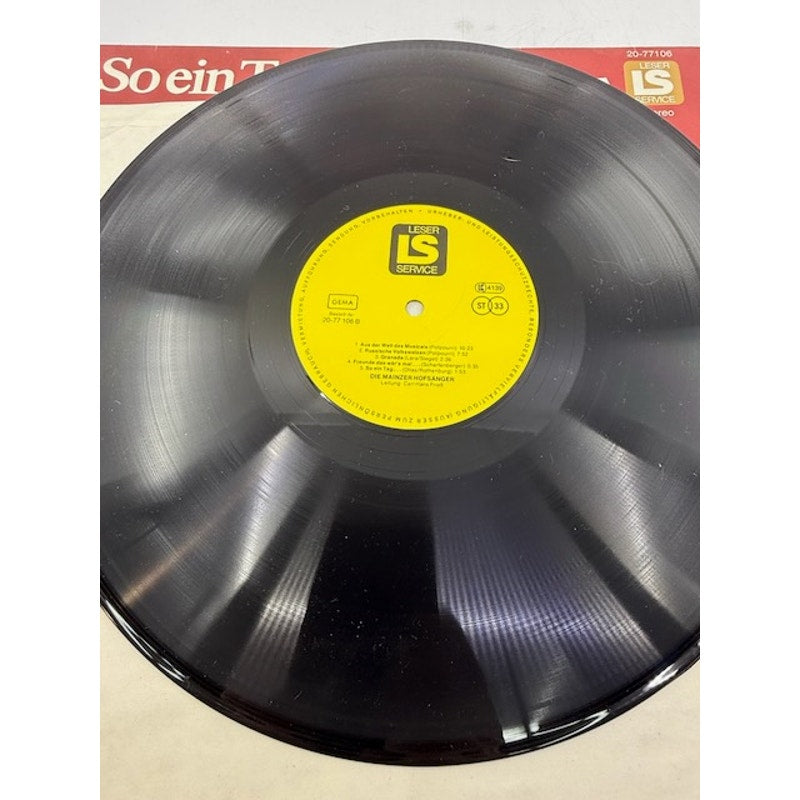 Die Mainzer Hofsänger – So Ein Tag, So Wunderschön Wie Heute Vinyl Album Record