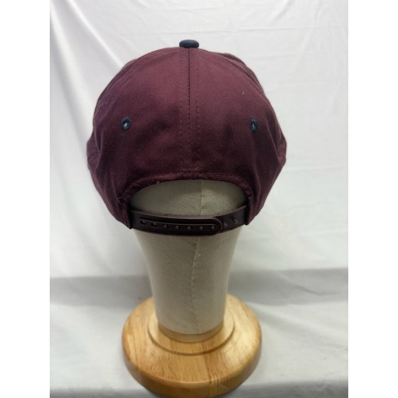 Sportsman NAPA Auto Parts Snapback Hat Cotton Cap Burgundy Navy Adult OSFA