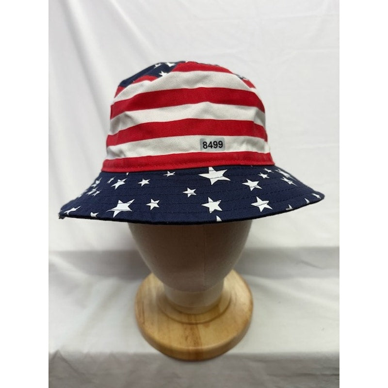 Nike Reversible Bucket Hat USA Flag Red White Blue Adult Unisex Size S/M