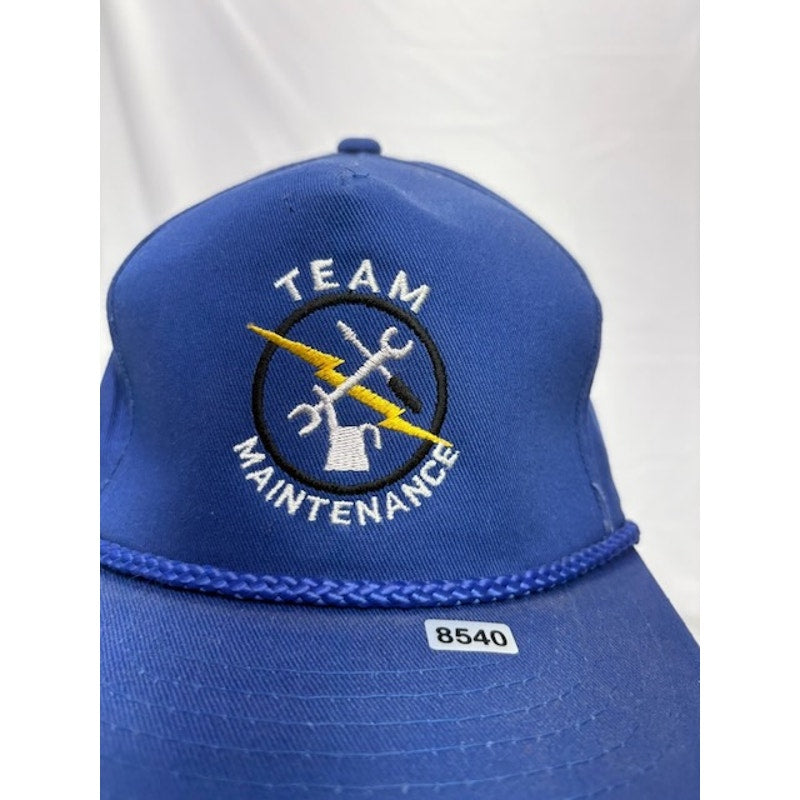 That Hat Team Maintenance Snapback Cotton Rope Cap USA Blue Unisex OSFA