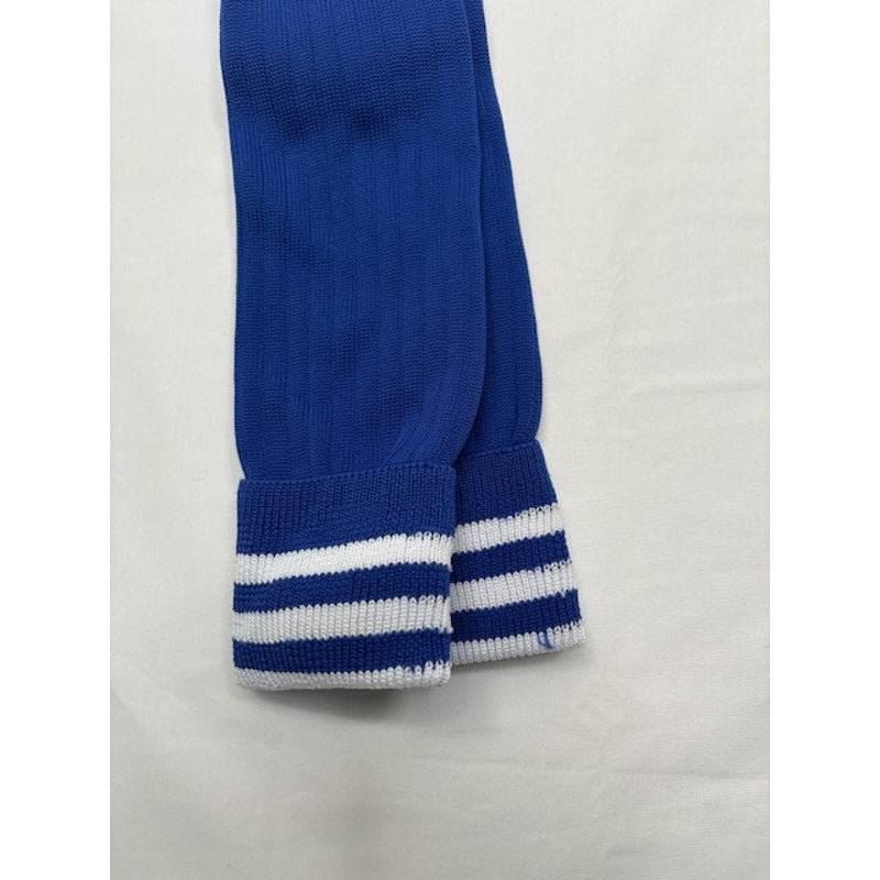 Adidas Copa Edge Soccer Socks Over The Calf Blue/White Youth LG Size 3-9