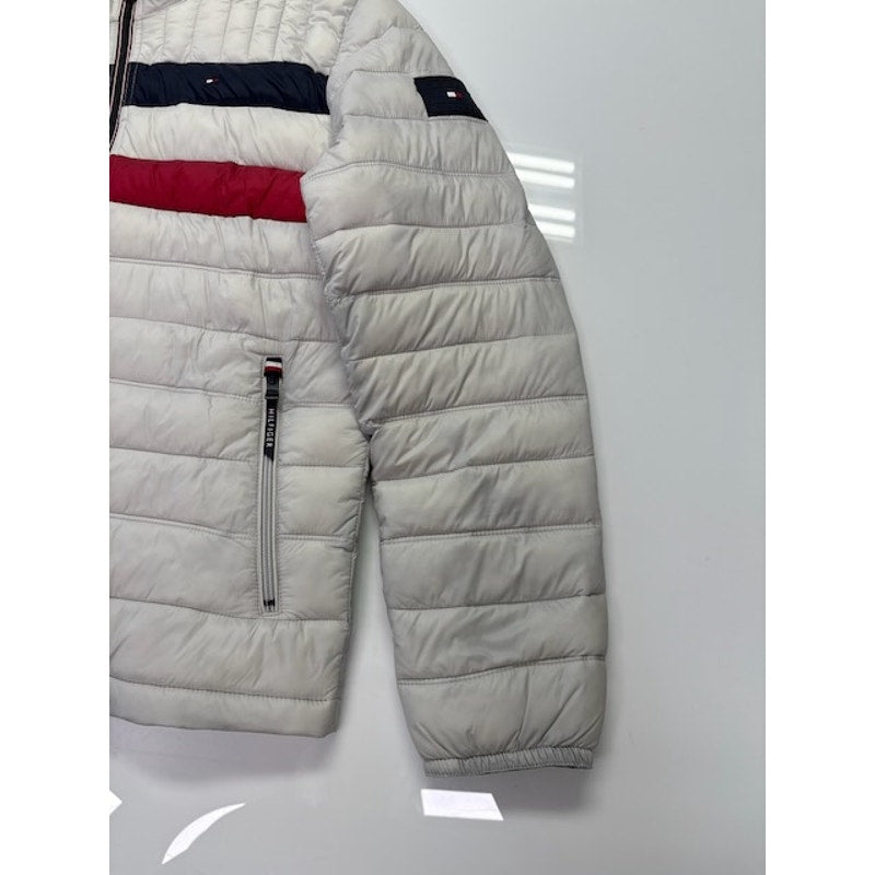 Tommy Hilfiger Quilted Puffer Jacket Packable Jacket Ice Combo Mens Size S