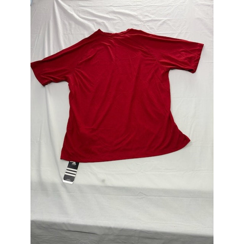 Adidas Elite Tee Soccer Jersey Shirt Short Sleeve Crewneck Red Mens Size XL