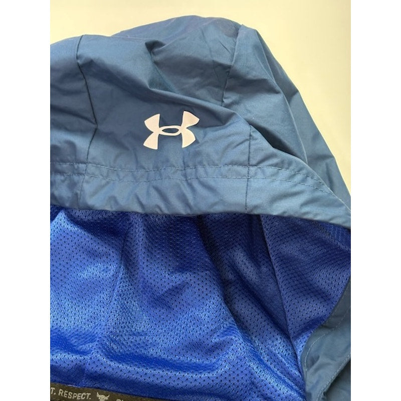 Under Armour Project Rock Storm Windbreaker 1367075-404 Blue Mens Size XL