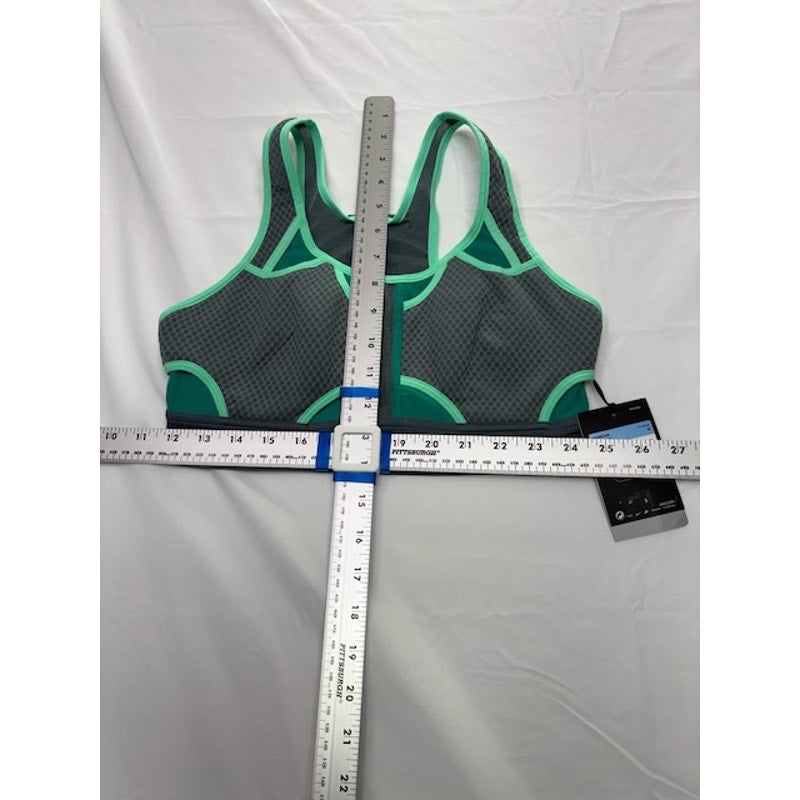 Nike Swoosh Ultra Breathe Sports Bra Racerback CZ4439-387 Green Womens Sz M