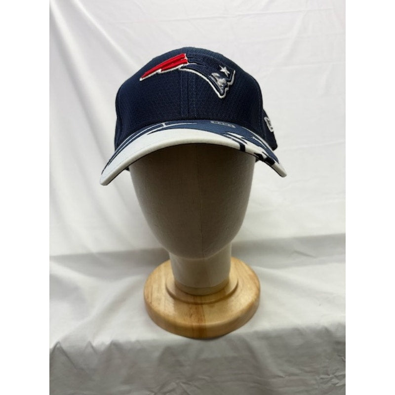 New Era 39THIRTY New England Patriots Flex Fit Hat Navy Blue Mens Size L-XL