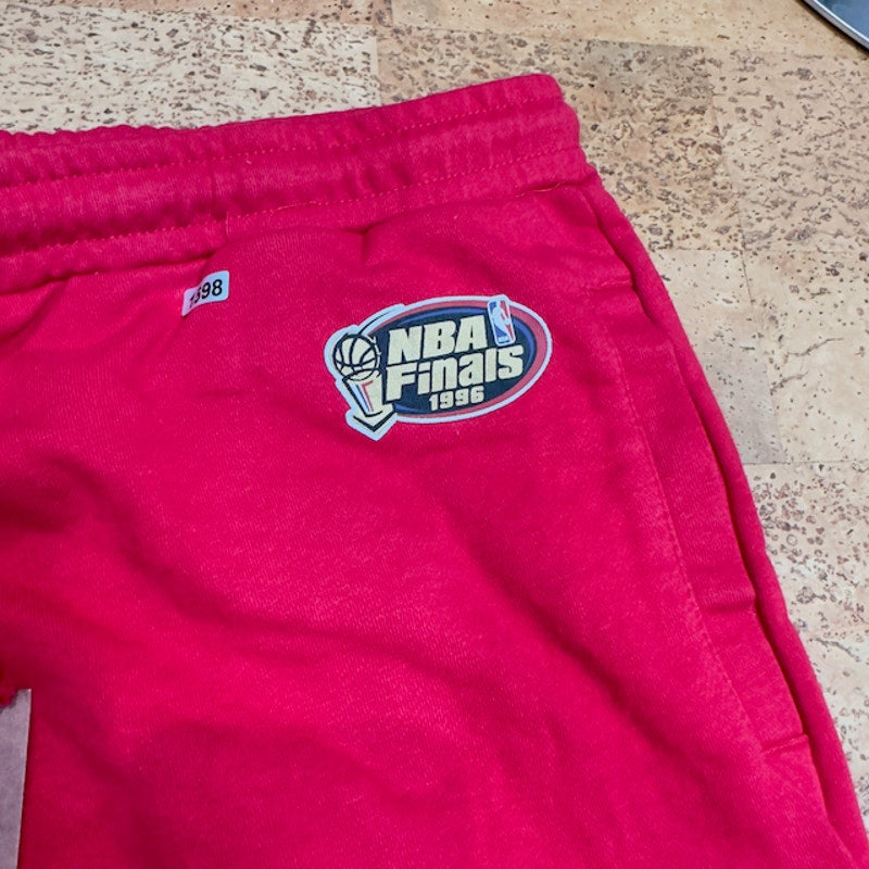 Mitchell & Ness Mens Game Day FT Chicago Bulls Shorts Drawstring Red 2XL NWT