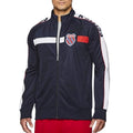 K-Swiss Old Goods Track Jacket Long Sleeve Zip-Up Athletic Fit Navy Mens Size XL