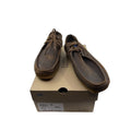 Clarks Shacre II Run Moc Slip-On Beeswax Leather Shoes Brown Mens Size 11 M