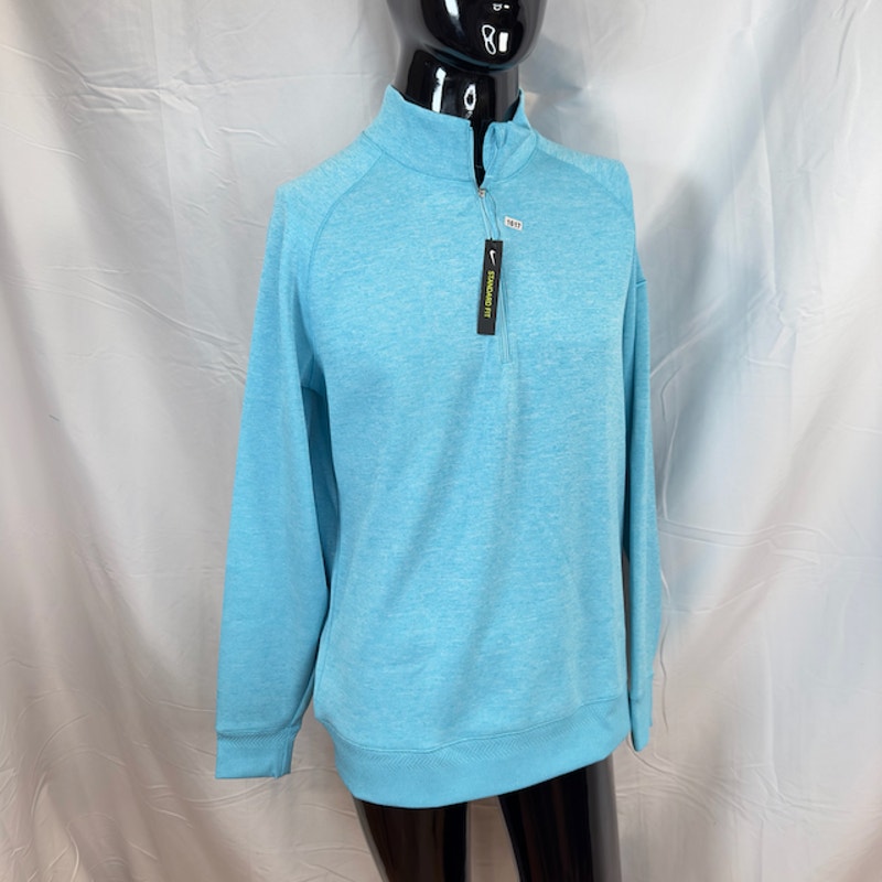 Nike Dri-FIT Player 1/2 Zip Golf Sweatshirt Pullover Cool Blue Mens Medium