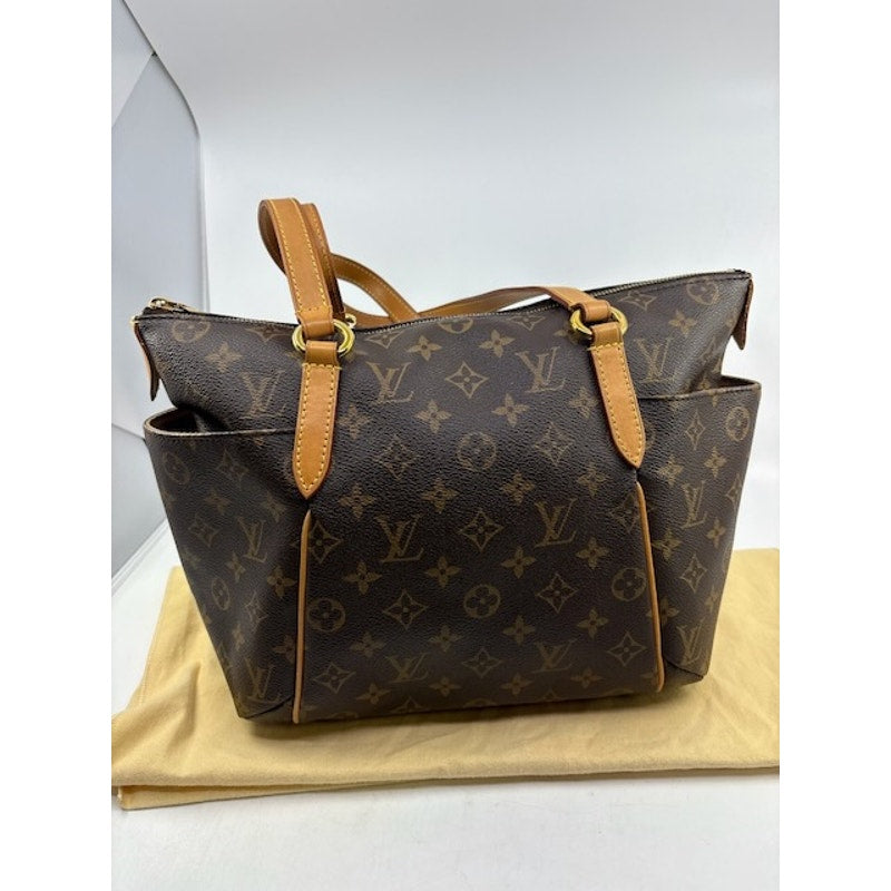 Louis Vuitton Monogram Totally PM Tote Bag Canvas Shoulder Bag Brown Womens