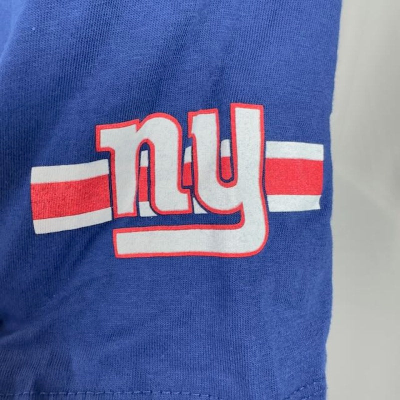 '47 Brand New York Giants Looper Super Rival T-Shirt Crewneck Blue Mens Size S