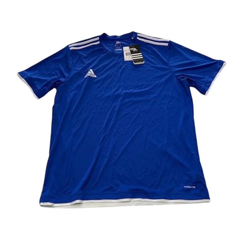 Adidas Core 11 Training Soccer Jersey Unisex Cobalt/White Stripes Size XL