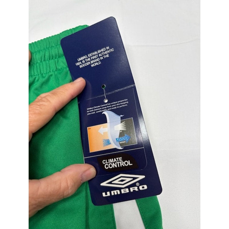 Umbro Mexico Team Soccer Football Shorts Elastic Waist Green Mens Size XL