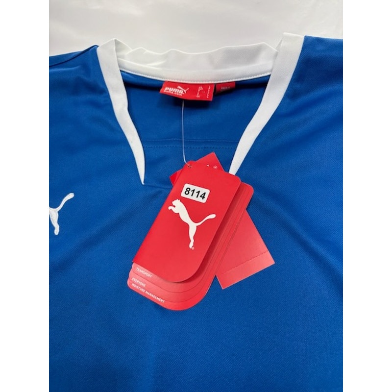Puma Attaccante Jersey Shirt Short Sleeve Royal Blue/White Mens Size Large