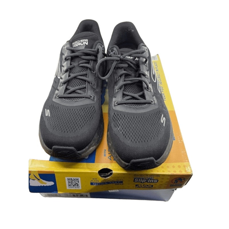 Skechers Max Cushioning Propulsion Sneaker Lace-Up Low Top Black Men's Size 12.5