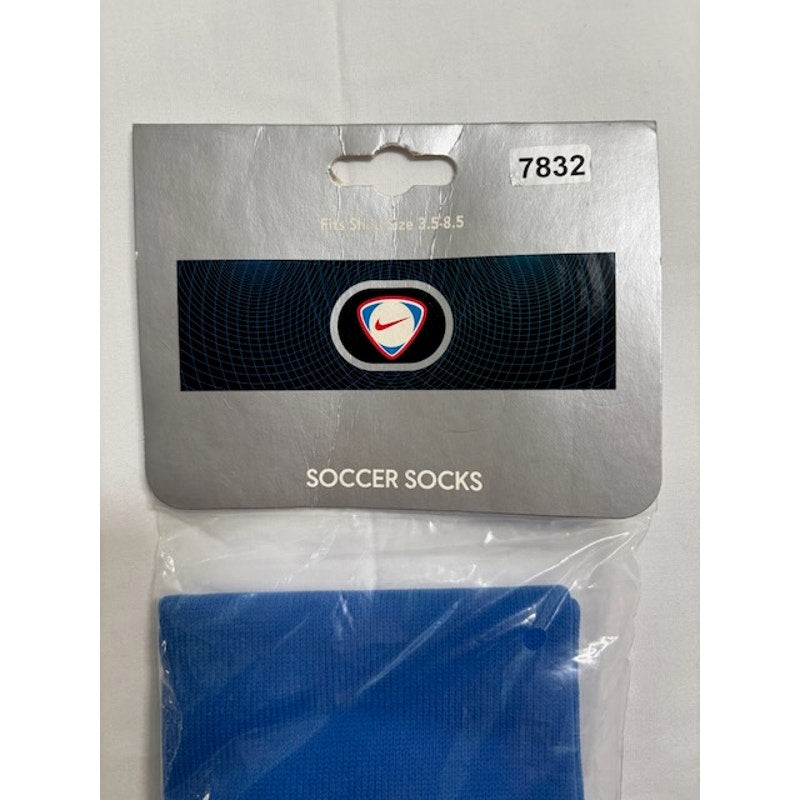 Nike Classic II Soccer Socks Over The Calf Royal Blue Mens Size 3.5-8.5
