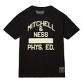 Mitchell & Ness Branded M&N Midweight Graphic Tee Phys. Ed Black Size Small