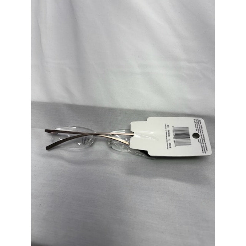 Ultra Spex Rimless Aluminum Reading Glasses +2.50 Strong Lightweight Grey