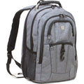 Dejuno Commuter Backpack Checkpoint-Friendly 15.6 Laptop Pocket Heather Grey