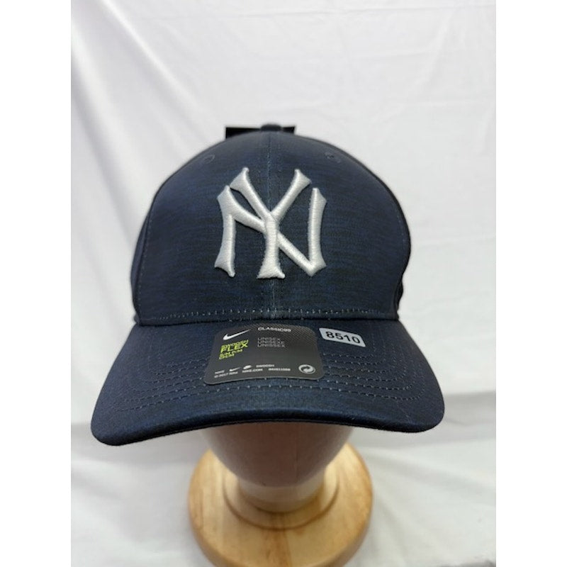 Nike New York Yankees Aerobill Baseball Cap MLB Logo Blue Black Unisex OS