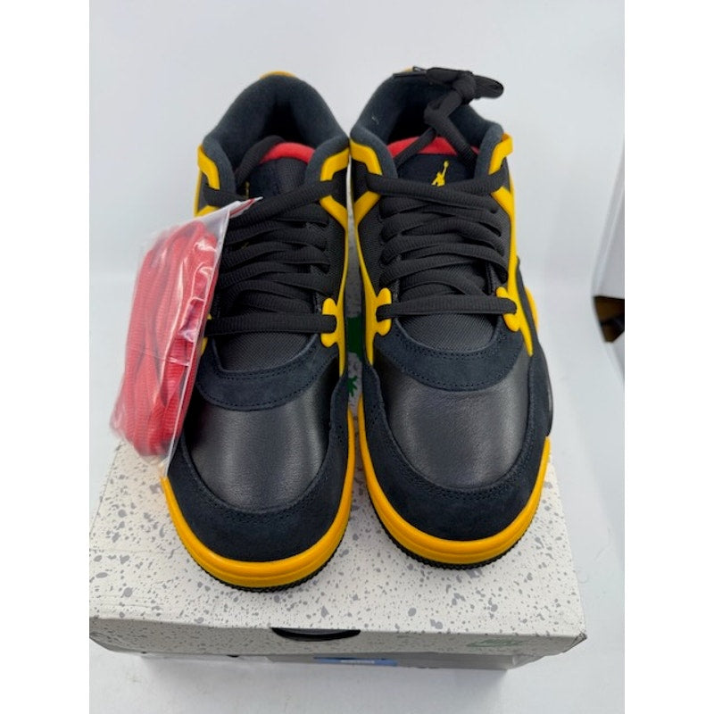 Air Jordan 4 RM Bruce Lee Shoes Sneakers FQ7939-007 Black/Yellow Mens Sz 9.5