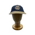 NAPA Denim Strapback Hat Embroidered Logo Blue Tan Cap Unisex Adult OSFA