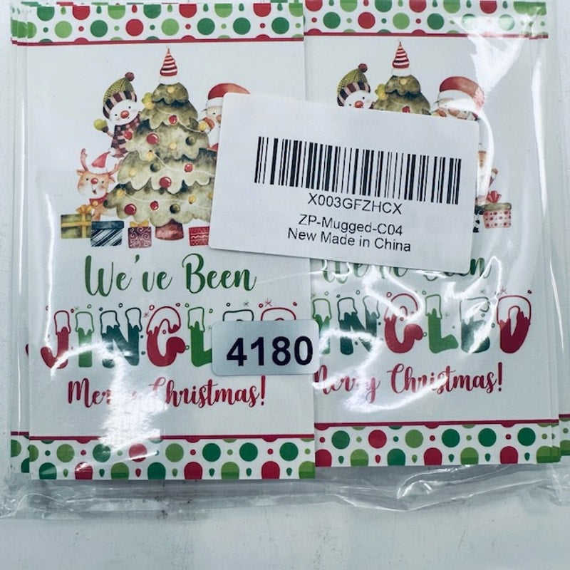 Christmas Party Game We’ve Been JINGLED/YOU'VE BEEN JINGLED Game Card