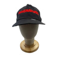 Magnitude Snapback Hat Red Embroidered Logo Adjustable Cap Black Unisex OSFM
