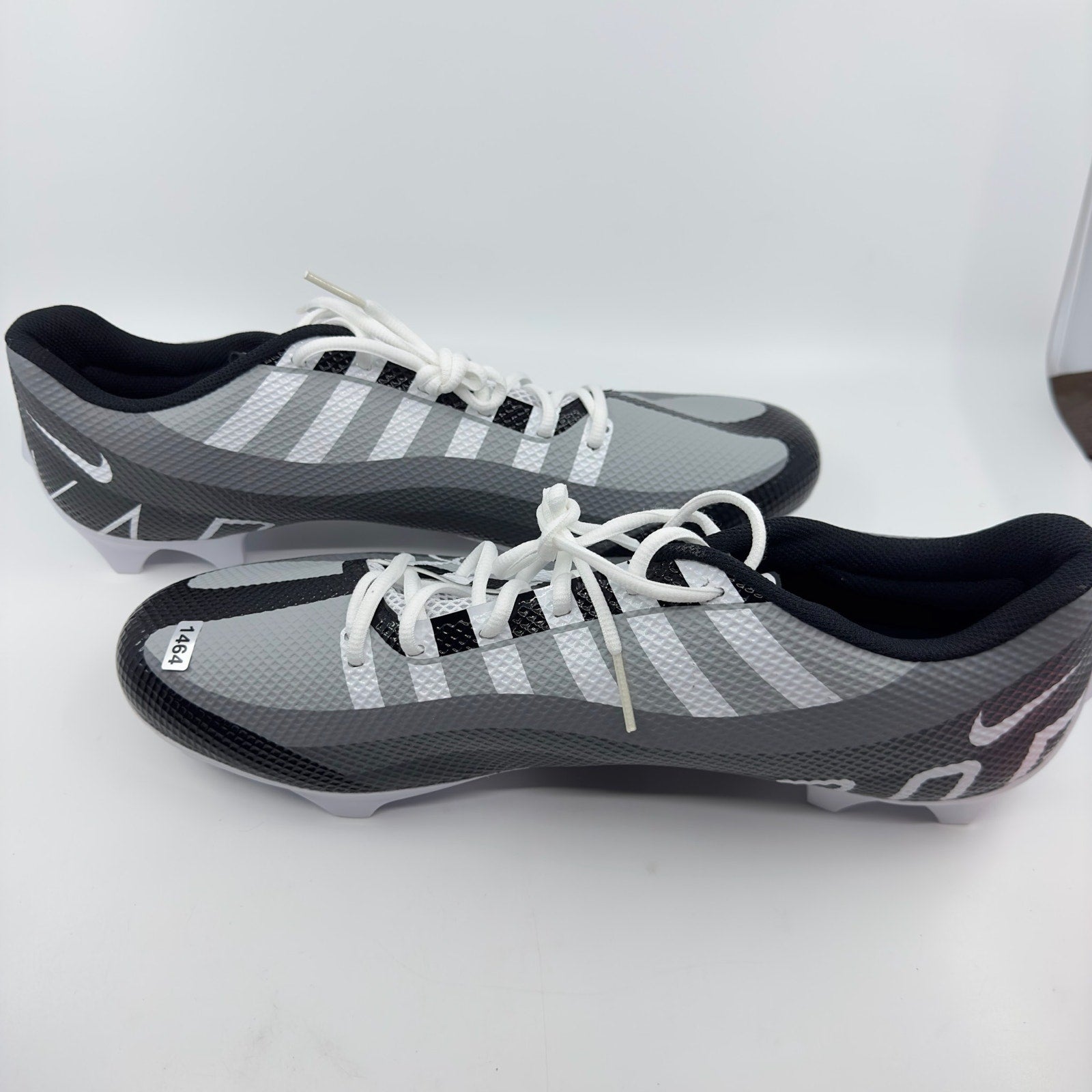 Nike Vapor Edge Speed 360 Football Cleats Shoe Black Dark Smoke Grey Mens 16