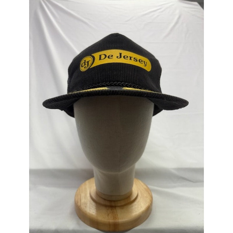 Otto Cap De Jersey Corduroy Rope Snapback Hat Gold Leaf Black Unisex OS