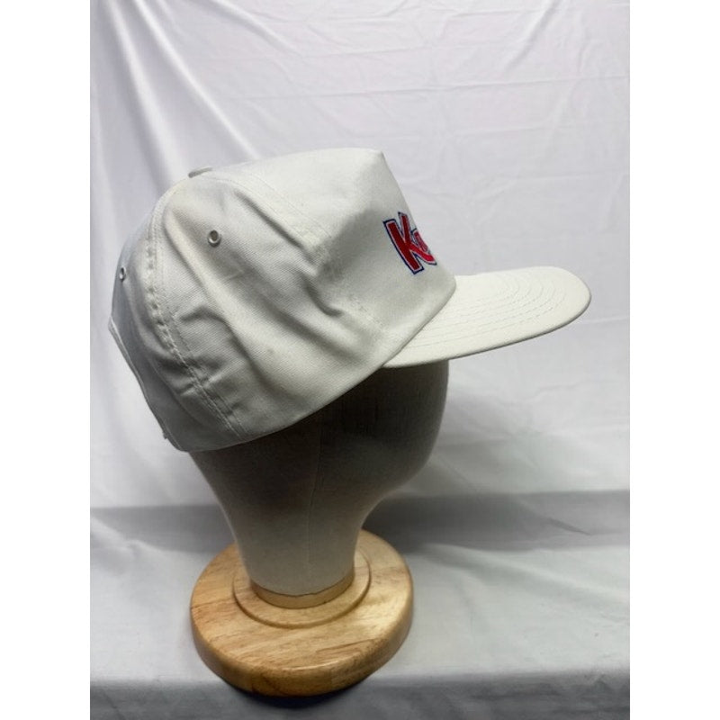 Krusteaz Snapback Hat Embroidered Logo Cap USA White Mens Unisex One Size