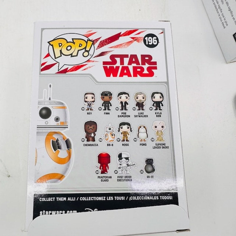Funko Pop Star Wars BB-8 Vinyl Bobble Head #196