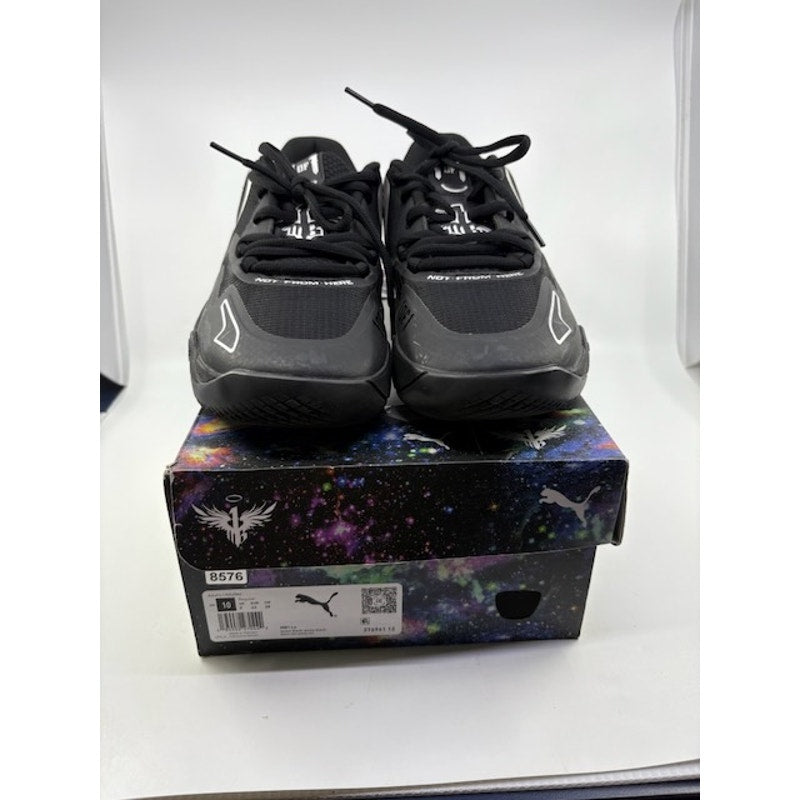 Puma MB.01 LaMelo Ball M.E.L.O. Basketball Shoes Black White Mens Size 10