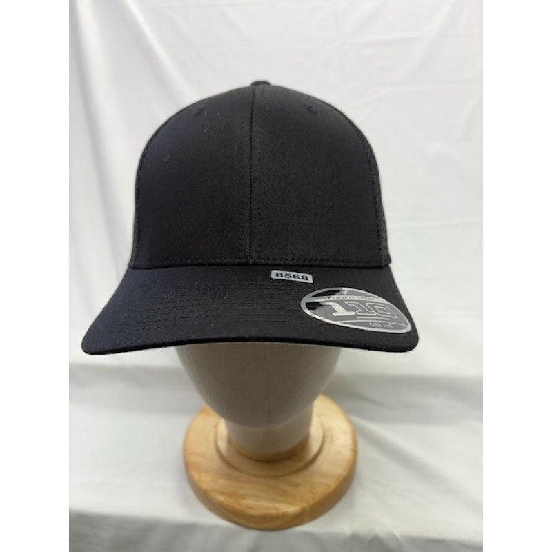 Port Authority Baseball Cap Flexfit 110 Mesh Snapback Hat Black Unisex OSFA