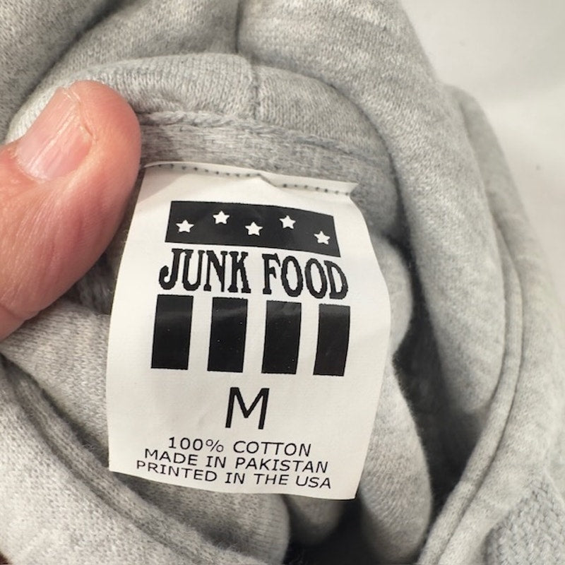 Junk Food NFL Cleveland Browns Football Hoodie Pullover Gray Mens Size Medium