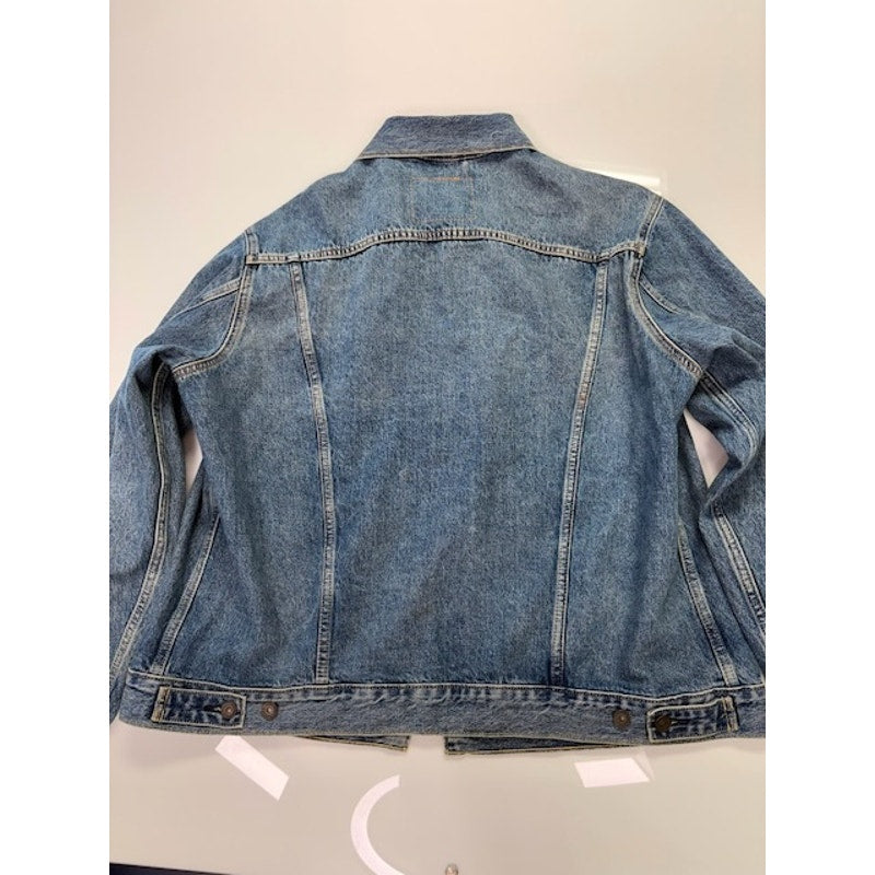 Levi's Skyline Denim Trucker Jacket Button-Up Vintage Fit Blue Womens Size XL