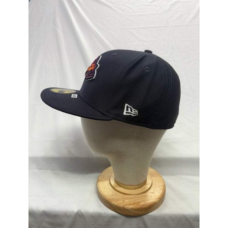 New Era 59FIFTY Atlanta Braves MLB Fitted Hat On-Field Baseball Cap Black Size 7