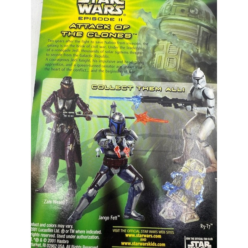 Hasbro Star Wars Attack Of The Clones - Sneak Preview R3-T7 Action Figure