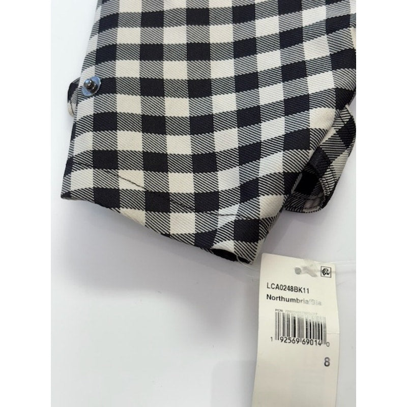 Barbour by ALEXACHUNG Ivy Casual Jacket Northumbria Check Black/White Size 8