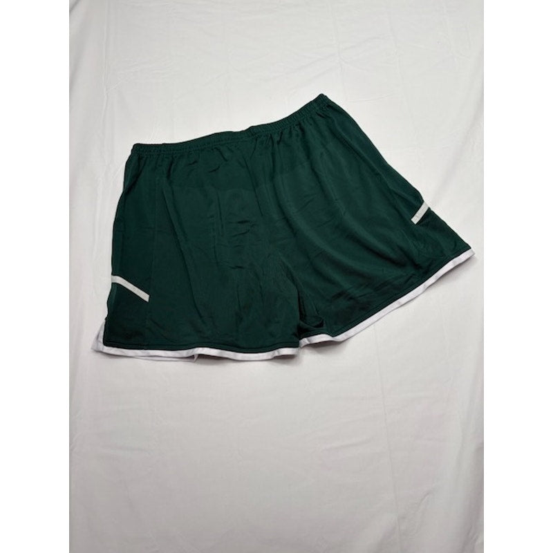 Diadora Diadry Brasil Shorts Elastic Waist Pull-On Green/White Womens Sz XL