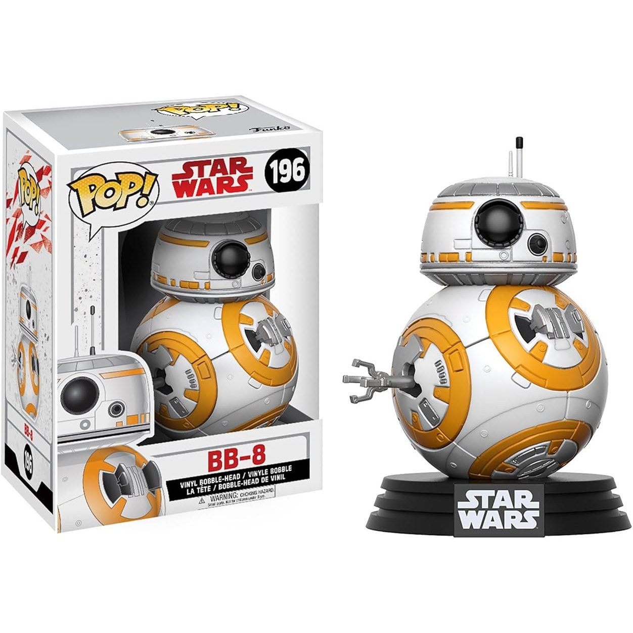 Funko Pop Star Wars BB-8 Vinyl Bobble Head #196